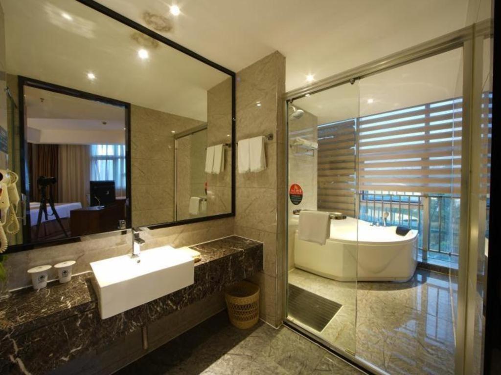 Greentree Inn Fujian Fuzhou Software Park River View Business Hotel Dış mekan fotoğraf